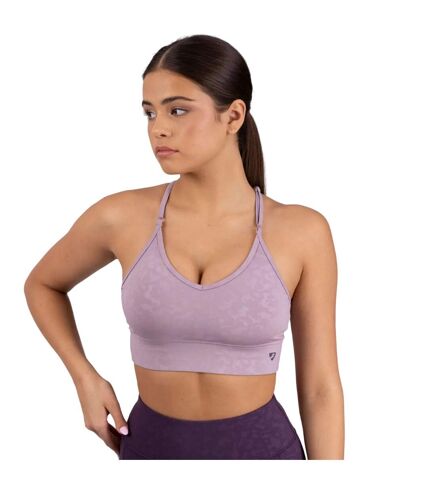 Soutien-gorge de sport invigorate womens/ladies mauve Aubrion