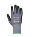 Unisex adult a350 dermiflex grip gloves m black Portwest