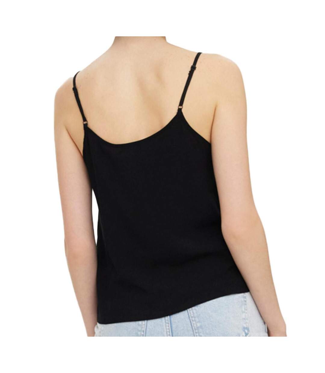 Débardeurs Noir Femme Vero Moda Vmvica Button - S-2