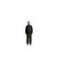 Mens Relaxed Fit Hybrid Jacket Black Lyle & Scott-1