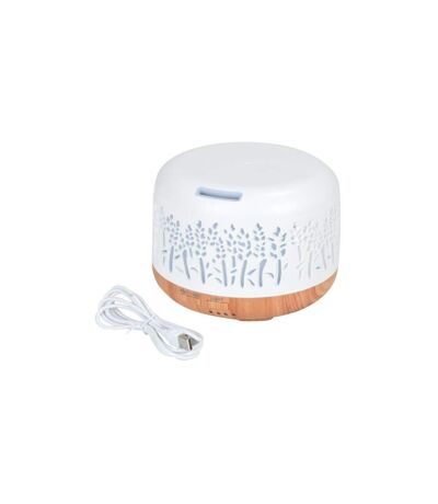 Diffuseur de Parfum LED Nature 300ml Blanc