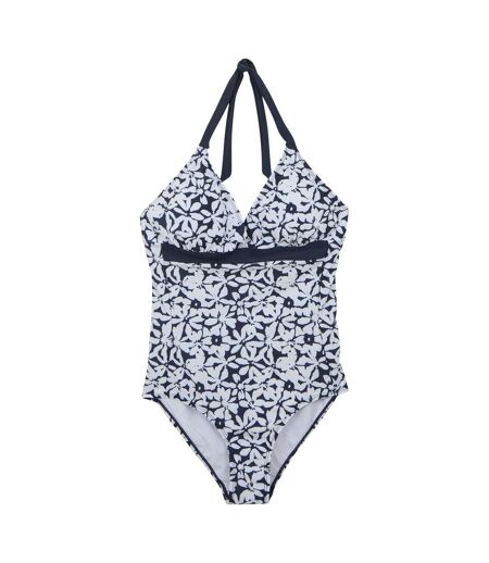 Maillot De Bain 1 Pièce Flavia Femme Bleu Marine Blanc Regatta