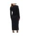 Robe noir femme vero moda maternity calf-2