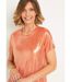 T-shirt irisé manches courtes col rond-4