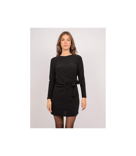 Robe courte noeud drapé sur le côté ISMALIA - Dona X Lisa