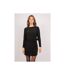Robe courte noeud drapé sur le côté ISMALIA - Dona X Lisa-1