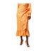 Womens/ladies Polka Dot Midi Skirt Peach Never Fully Dressed-4