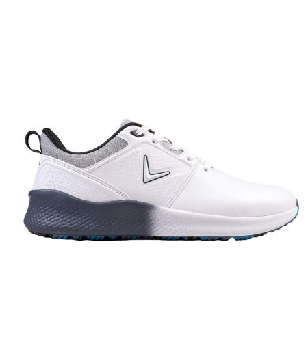 Mens Peak Low Golf Trainers White Blue Callaway