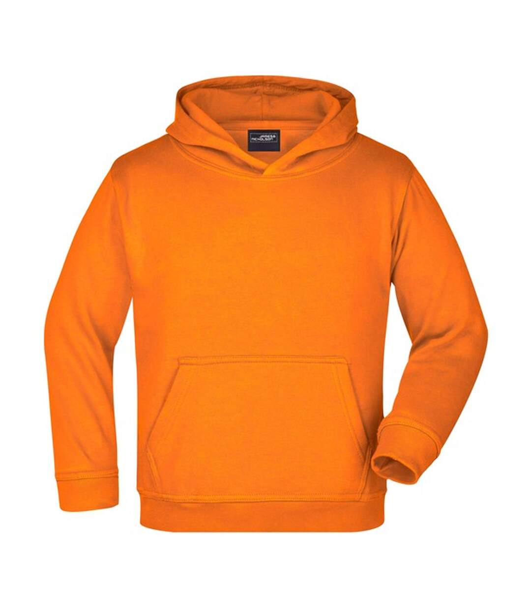 Sweat À Capuche Adulte Orange James And Nicholson-1