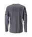 T-shirt Manches Longues Customised Homme Gris Pierre Mascot-2