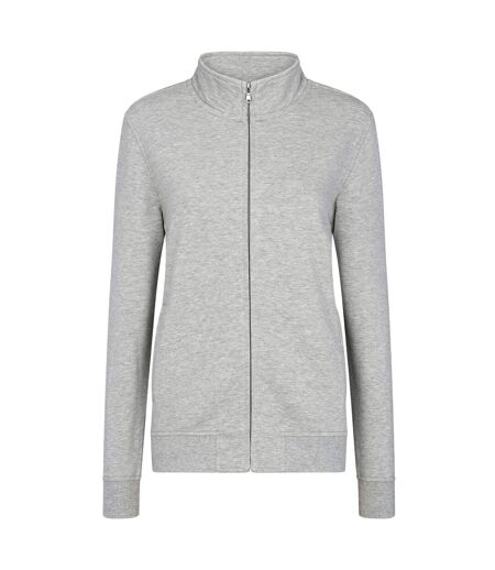 Veste De Survêtement Premium Femme Gris Chiné HRM