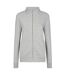 Veste De Survêtement Premium Femme Gris Chiné HRM-1