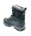 Mens Suede Contrast Winter Boots Black Karrimor-4