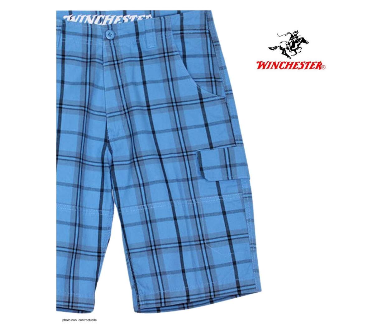 Bermuda WINCHESTER INTACT1 à carreaux en coton : le style décontracté et rafraîchissant de l'été-4
