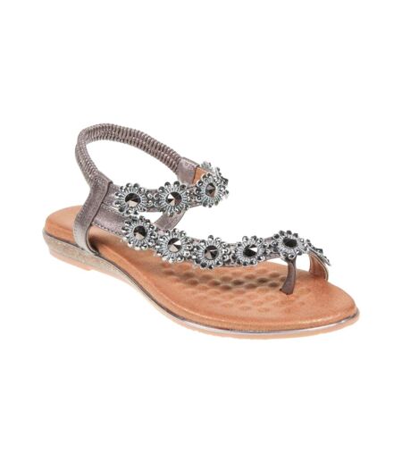 Sandales Charlotte Femme Étain Lunar