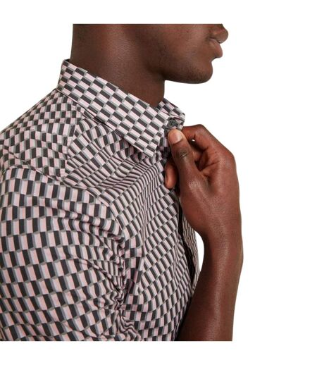 Chemise Motif/style Géométrique Homme Rose Ted Baker