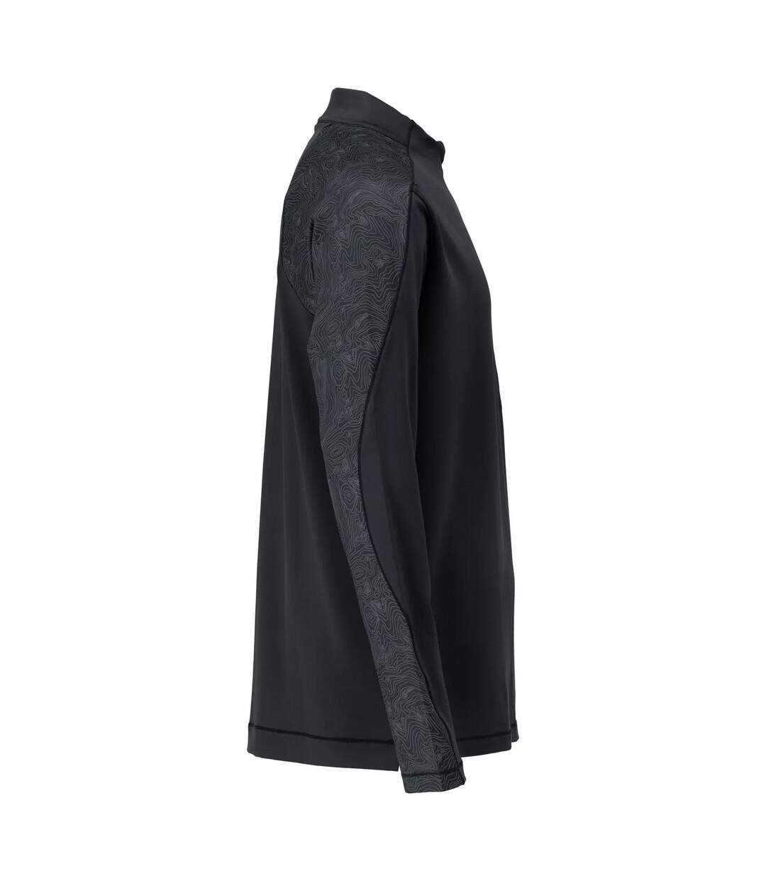 T-shirt Manches Longues Customised Homme Noir Mascot-4