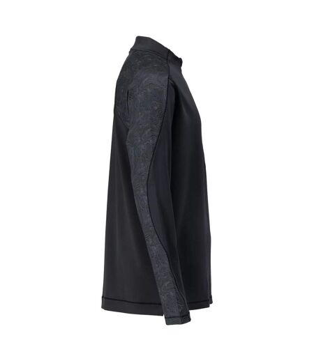 T-shirt Manches Longues Customised Homme Noir Mascot
