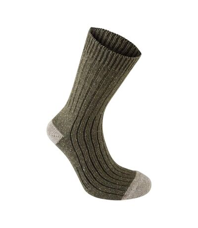 Chaussettes de marche glencoe homme vert kaki foncé chiné Craghoppers