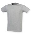 Skinni Fit Men Mens Feel Good Stretch Short Sleeve T-Shirt (Heather Gray)