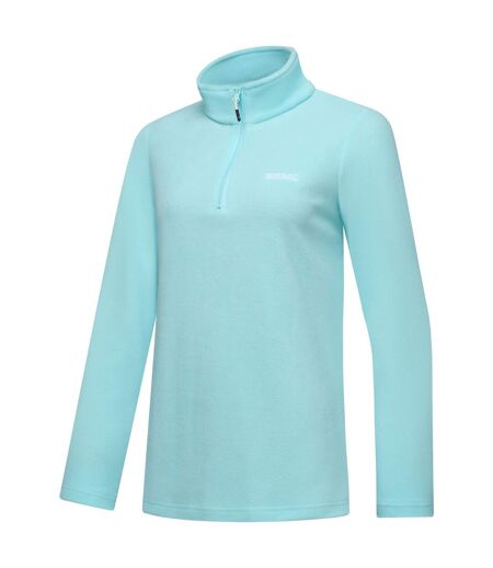 Haut Polaire Uni À Col Montant Zippé Sweetheart Femme Turquoise Clair Vif Regatta
