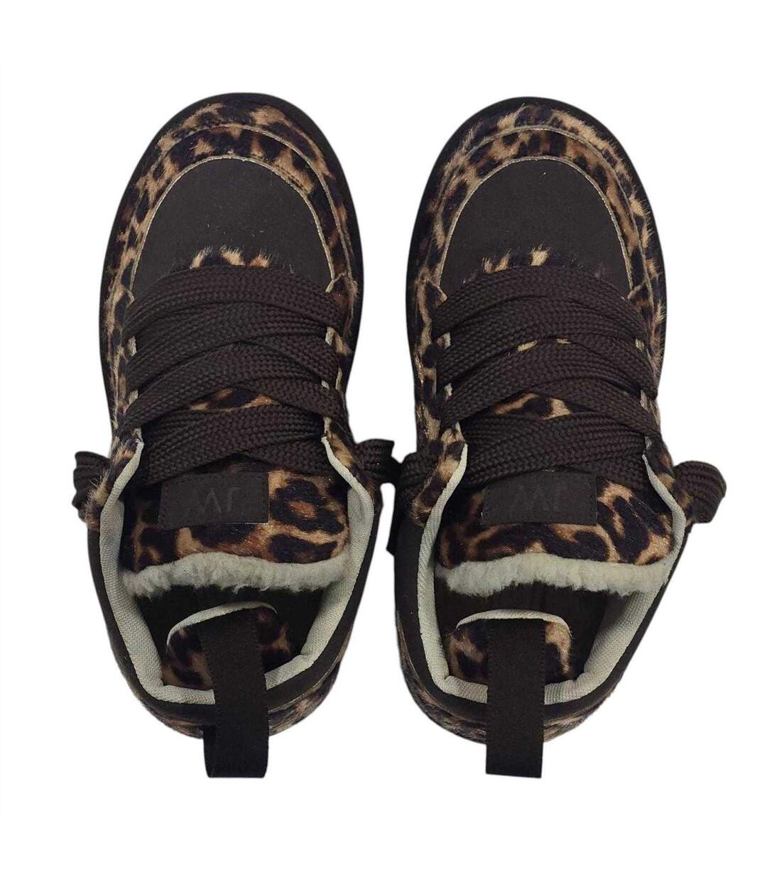 Womens/ladies Snug Suede Trainers Leopard Jack Wills-4