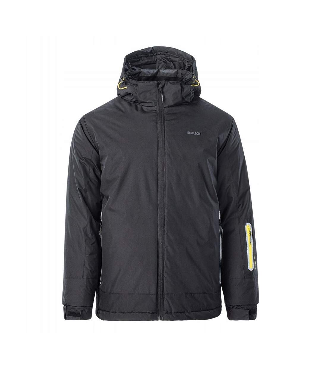 Mens 4arp Ski Jacket Black Brugi-1