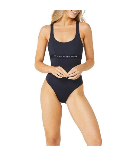 Maillot De Bain 1 Pièce Femme Rose Foncé Violet Tommy Hilfiger