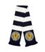 Crest Acrylic Stripes Scarf One Size Dark Blue White Yellow Scotland-2