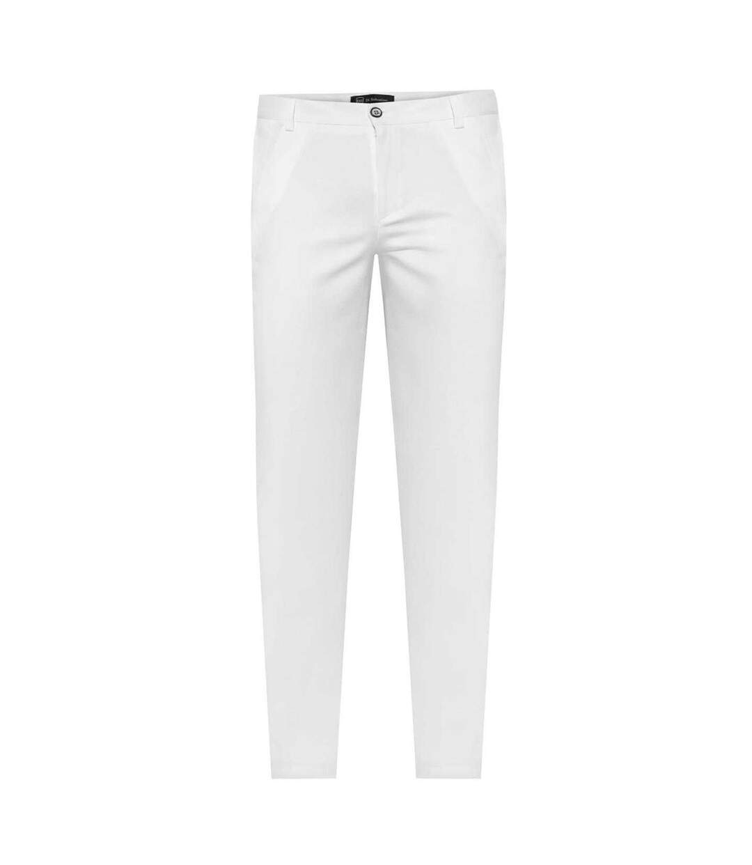 Pantalon Motif/style Uni Homme Blanc Di Selentino-1