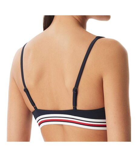 Haut de bikini marine femme tommy hilfiger stripe