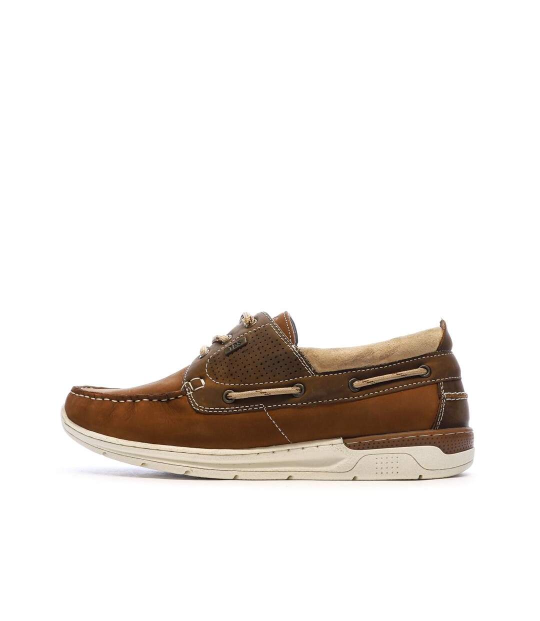 Chaussures bateau marrons homme tbs matboat-cc4-1