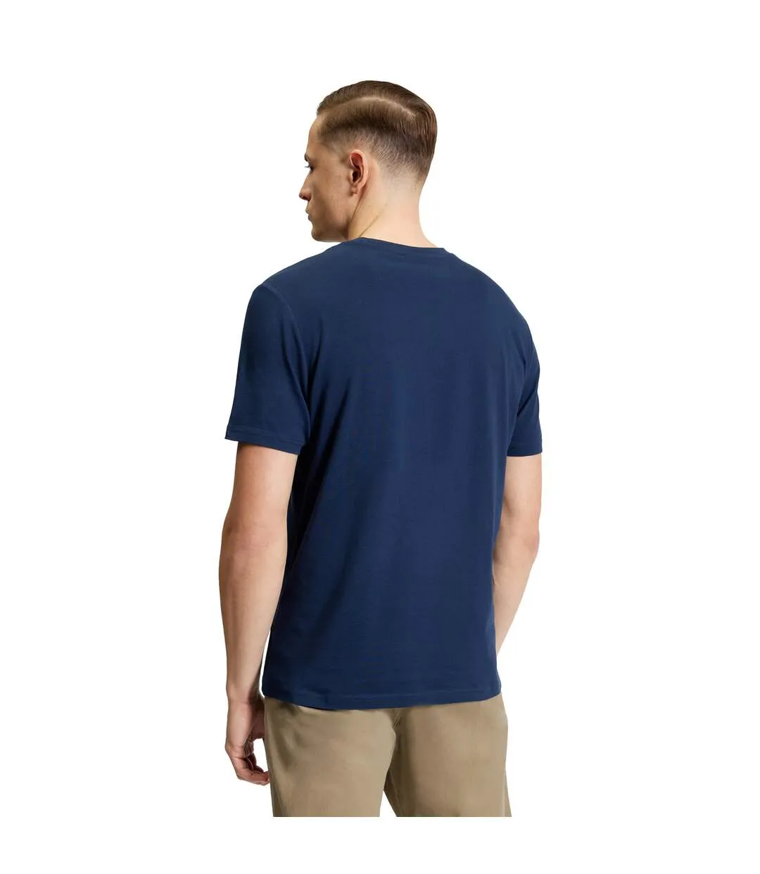T-shirt Motif/style Signature Homme Bleu Marine Foncé Ben Sherman-3