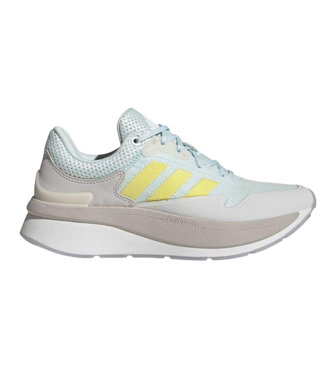 Baskets Motif/style 3 Rayures Znchill Lightmotion Femme Blanc Bleu Adidas-1