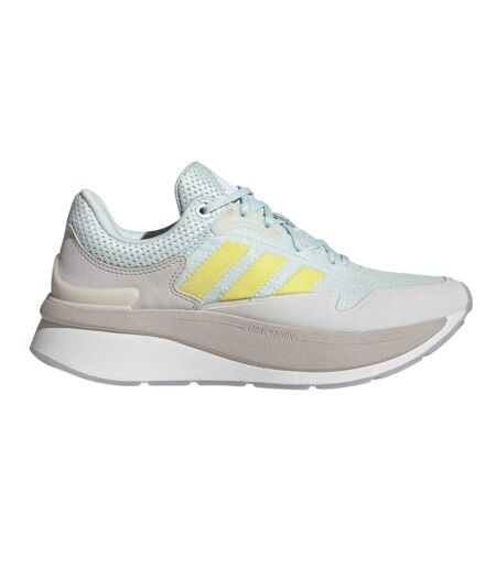 Baskets Motif/style 3 Rayures Znchill Lightmotion Femme Blanc Bleu Adidas