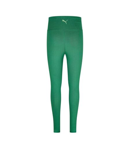Womens/ladies Train Tight Leggings Vine Green Puma
