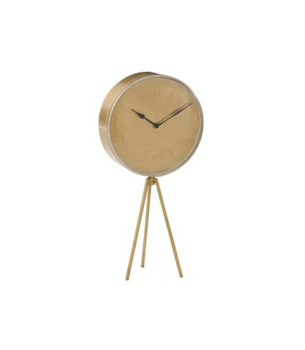 Paris Prix - Horloge à Poser Design trépied 38cm Or