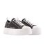 Baskets Femme Noir Blanc Armani Exchange-1