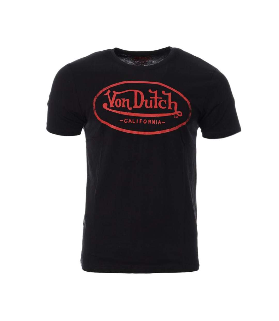 T-shirt noir homme von dutch log vd-1