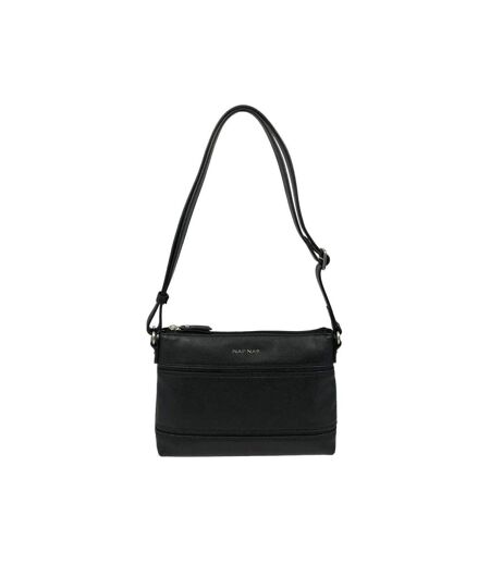 Naf Naf - Sac crossbody en cuir Camélia - noir - 8577