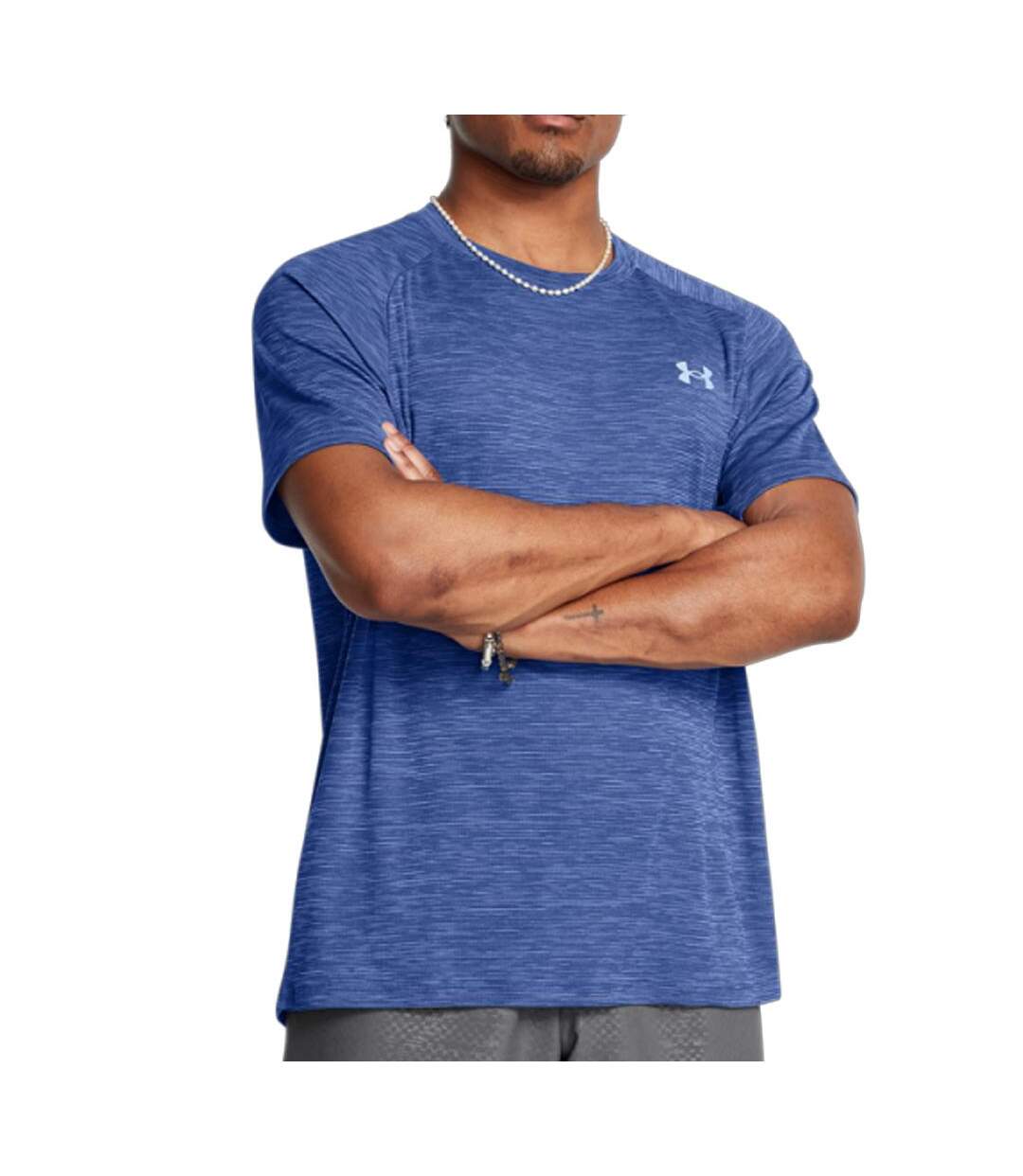 T-shirt Bleu Homme Under Armour 1382796 - L-1