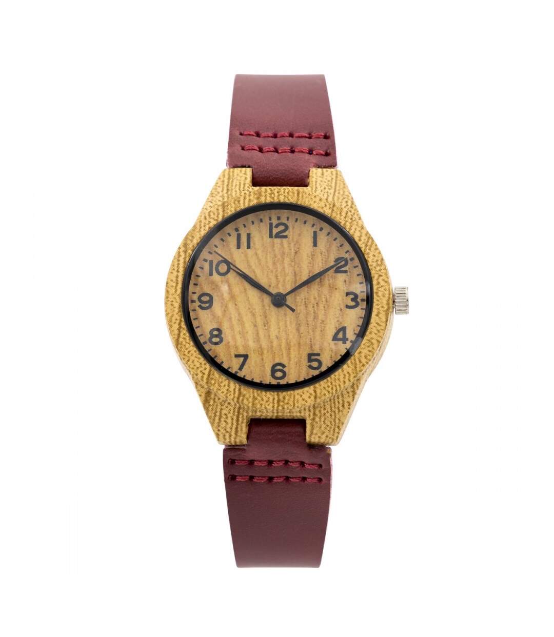 Montre Femme Violet Bois CHTIME