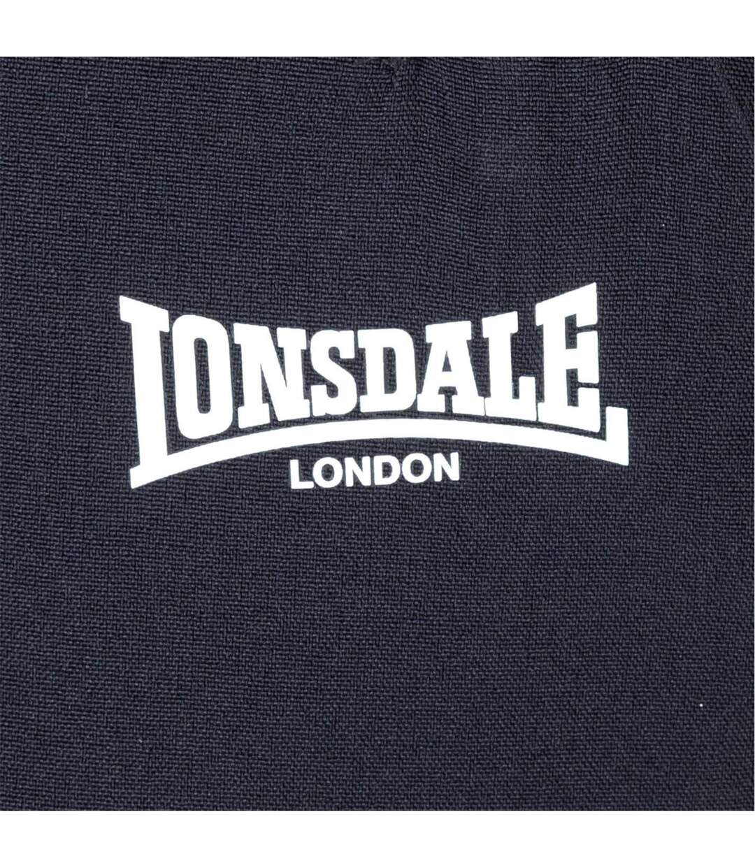 Mens Woven Trousers Navy Lonsdale-4