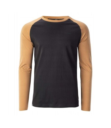 T-shirt Manches Raglan Puro Homme Marron Beige Noir Hi-Tec