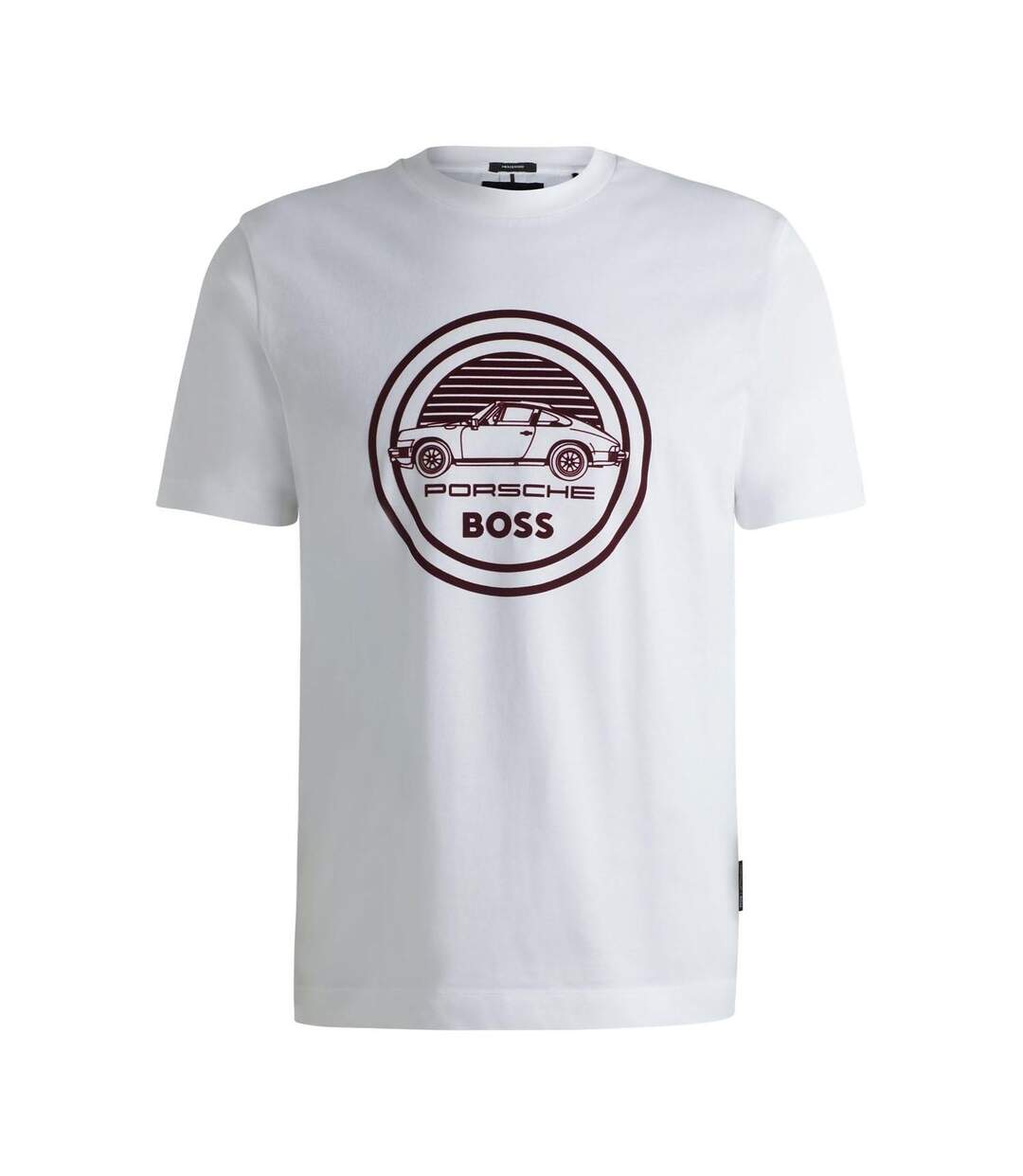 T-shirt Porsche Boss Homme Blanc Hugo Boss-4
