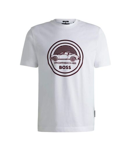 T-shirt Porsche Boss Homme Blanc Hugo Boss