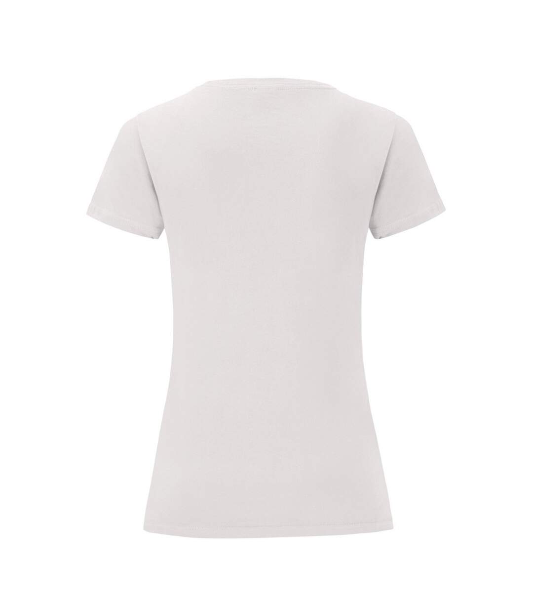 T-shirt iconic femme blanc Fruit of the Loom-2