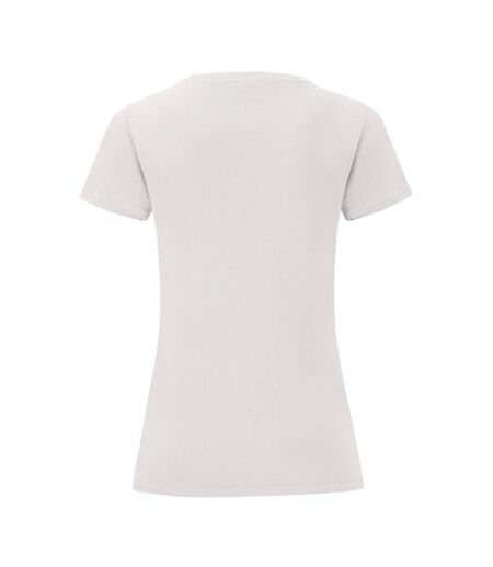 T-shirt iconic femme blanc Fruit of the Loom