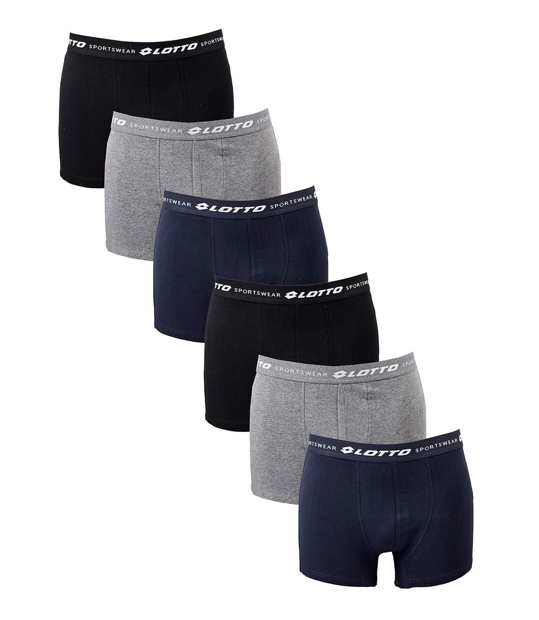 Boxer homme LOTTO Pack de 6 Boxers 1118