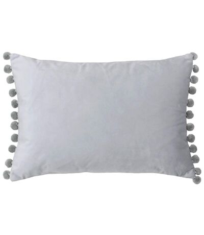 Paoletti Fiesta Rectangle Cushion Cover (Dove/Silver)